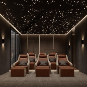 新中式影音室3D模型下载